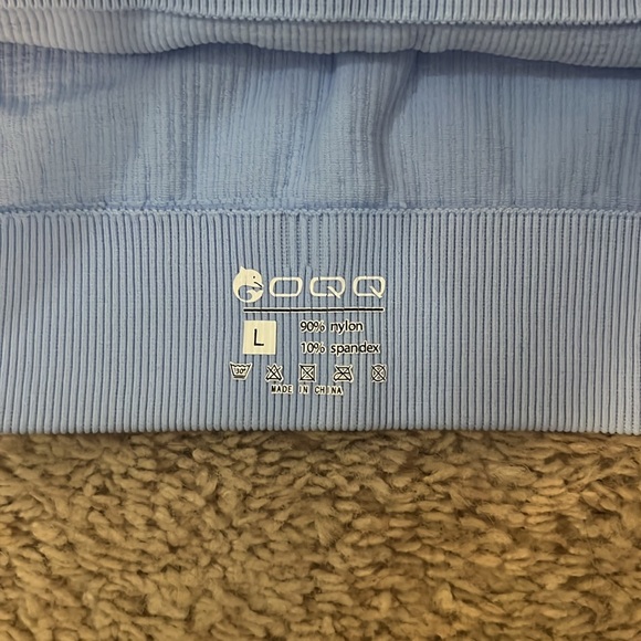 Crop Top Ribbed Seamless Workout - Picture 3 of 5